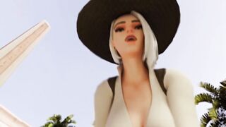 Ash Rides Fat Cock - Overwatch POV