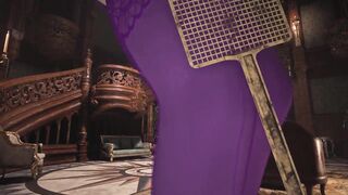 Resident Evil 8 Village Lady Dimitrescu - Violet Corset - Spanking Hard - 3D Hentai HD
