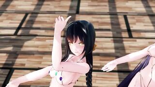 【R18-MMD】Dance (character Names?)