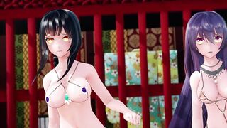 【R18-MMD】Dance (character Names?)