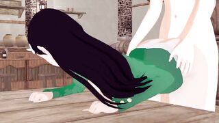 Noel Niihashi BURN THE WITCH 3D Hentai Part5
