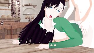 Noel Niihashi BURN THE WITCH 3D Hentai Part5