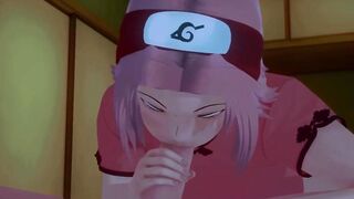 Crossing Lust Part 9 - Haruno Sakura Sucking a Big Dick