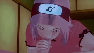 Crossing Lust Part 9 - Haruno Sakura Sucking a Big Dick