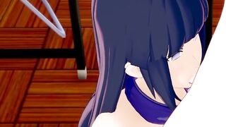 Hinata Sucking Naruto's Dick Hentai (P4)