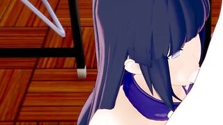 Hinata Sucking Naruto's Dick Hentai (P4)
