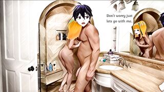 Japan Wife Hina Cheating on Husband with Neighbour and Takes Cum all over her Face | Hentai Porn