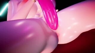 【MMD R-18 SEX DANCE】PRINZ INTENSE GIANT MASTURBATION TASTY DILDO SEX ジャイアントディルド [MMD]