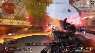 【APEX Legends クリップ】エイムが海外旅行してもスパレジェなら勝てます