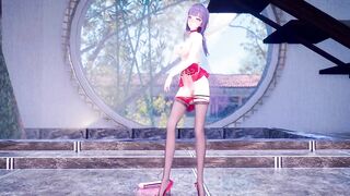 【R18-MMD】Honkai Impact 3rd Raiden Mei 雷電芽衣 - Bon Bon Chocolat