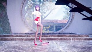 【R18-MMD】Honkai Impact 3rd Raiden Mei 雷電芽衣 - Bon Bon Chocolat