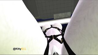 Fox Mom Test her new Dildo at Work. (Furry) (SL)