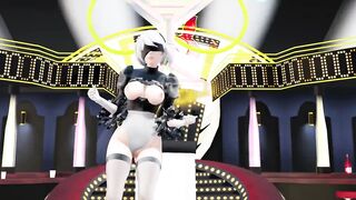 【MMD R-18 SEX DANCE】NIER AUTOMATA TASTY ASS HARD SEX INTENSE セクシーなお尻 [MMD]
