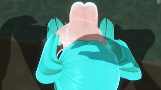 3D HENTAI POV Hatsune Miku Sucks you off