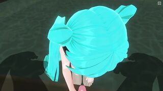 3D HENTAI POV Hatsune Miku Sucks you off