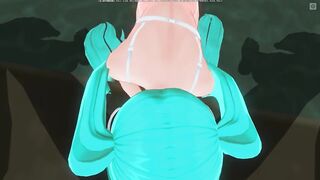 3D HENTAI POV Hatsune Miku Sucks you off