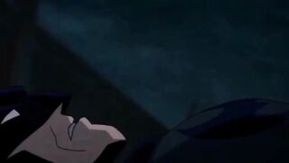 Batgirl and Batman get Hot and Heavy on Rooftop