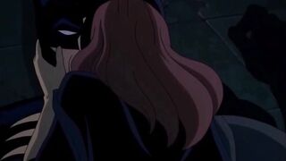 Batgirl and Batman get Hot and Heavy on Rooftop