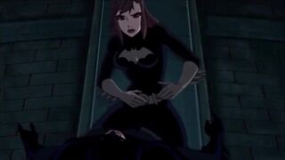 Batgirl and Batman get Hot and Heavy on Rooftop