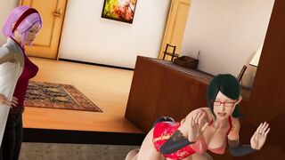 Sarada tries to Unlock the first Door