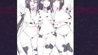 DOJA CAT - MOO ANIME COWGIRL CLASSIC SLIDESHOW AMV HMV VAPORWAVE TO SLOWED + REVERB EDITION