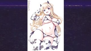 DOJA CAT - MOO ANIME COWGIRL CLASSIC SLIDESHOW AMV HMV VAPORWAVE TO SLOWED + REVERB EDITION