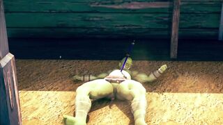 3d Hentai Animation - Female Knight Lose to Monster Ork Episode 1