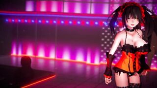 【r-18 MMD】Date a Live Kurumi Dance + Sex