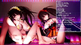 【r-18 MMD】Date a Live Kurumi Dance + Sex