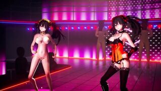 【r-18 MMD】Date a Live Kurumi Dance + Sex