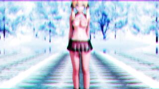 【R18-MMD】DearDoppelganger Strip Dance + Gangbang