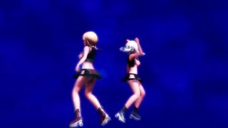 【R18-MMD】DearDoppelganger Strip Dance + Gangbang