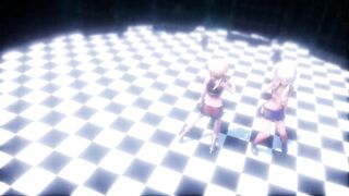 【R18-MMD】DearDoppelganger Strip Dance + Gangbang