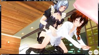 3D HENTAI Transgender Fucked a Girl in the Bedroom