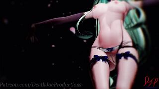 MMD R18+ Yamakaze Peek a Boo 60fps