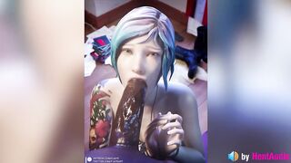 Chloe Sucks BBC (ASMR, no Voice) Life is Strange