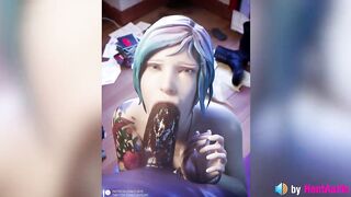 Chloe Sucks BBC (ASMR, no Voice) Life is Strange