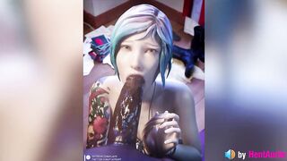 Chloe Sucks BBC (ASMR, no Voice) Life is Strange