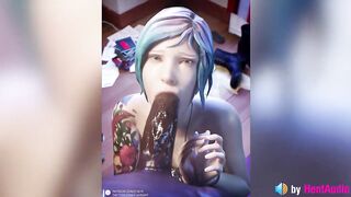 Chloe Sucks BBC (ASMR, no Voice) Life is Strange
