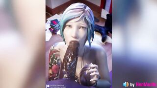 Chloe Sucks BBC (ASMR, no Voice) Life is Strange