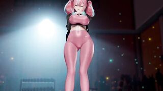 【MMD R-18 SEX DANCE】BREMERTON SWEET BUSTY BIG ASS EROTIC EXERCISE おいしいお尻 [MMD]