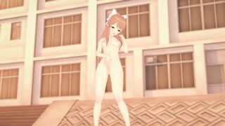 Monika (Doki Doki Literature Club) - Masturbation