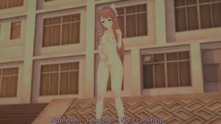 Monika (Doki Doki Literature Club) - Masturbation