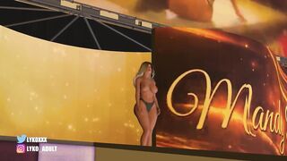 4K Mandy Rose 3D Animation Test