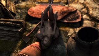 Skyrim - two Bandits Fucking in a Cave