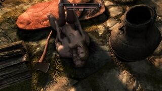Skyrim - two Bandits Fucking in a Cave