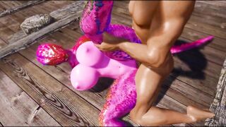 Sexy Furry Argonian Girl Loves Fat Imperial Cocks Skyrim