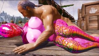 Sexy Furry Argonian Girl Loves Fat Imperial Cocks Skyrim
