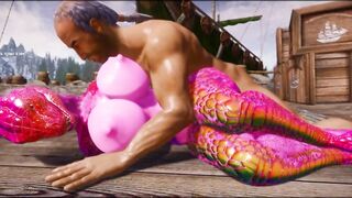 Sexy Furry Argonian Girl Loves Fat Imperial Cocks Skyrim