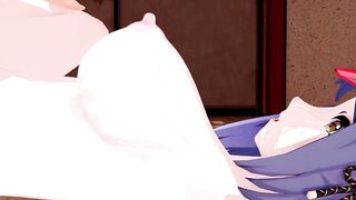 Kujou Sara Genshin Impact 3D Hentai Part 5/9